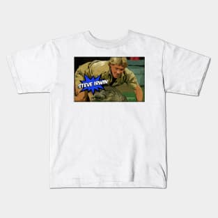 Steve Irwin Montage Kids T-Shirt